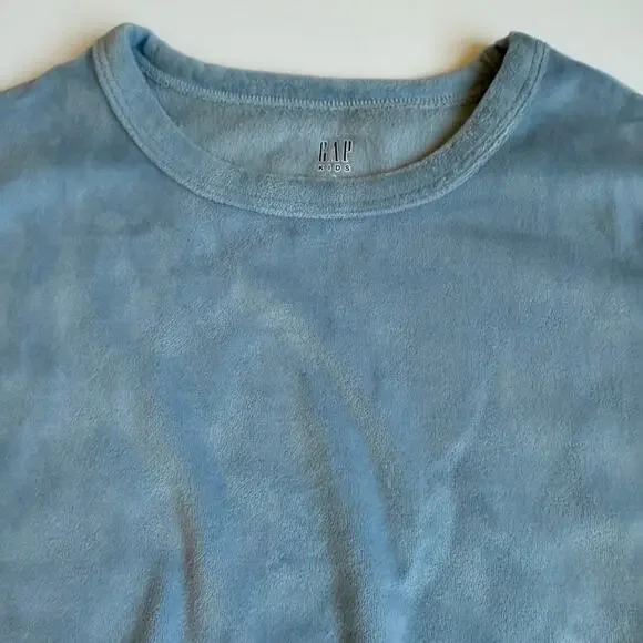 Gap Kids Blue Velour Pajamas 6 - Picture 5 of 13
